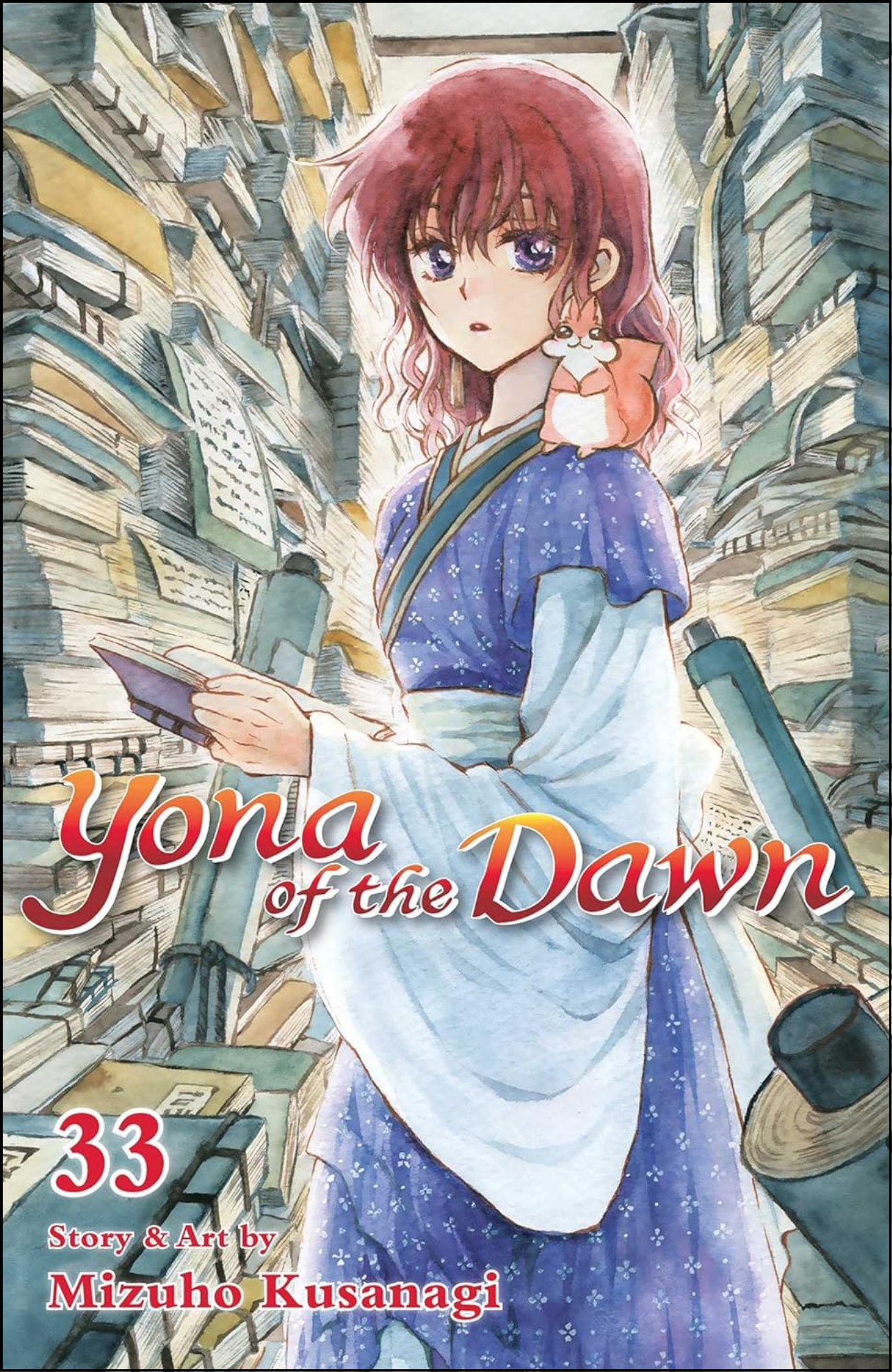 Yona of the Dawn, Vol. 33 by Mizuho Kusanagi (Author) | Full Page Print Editon