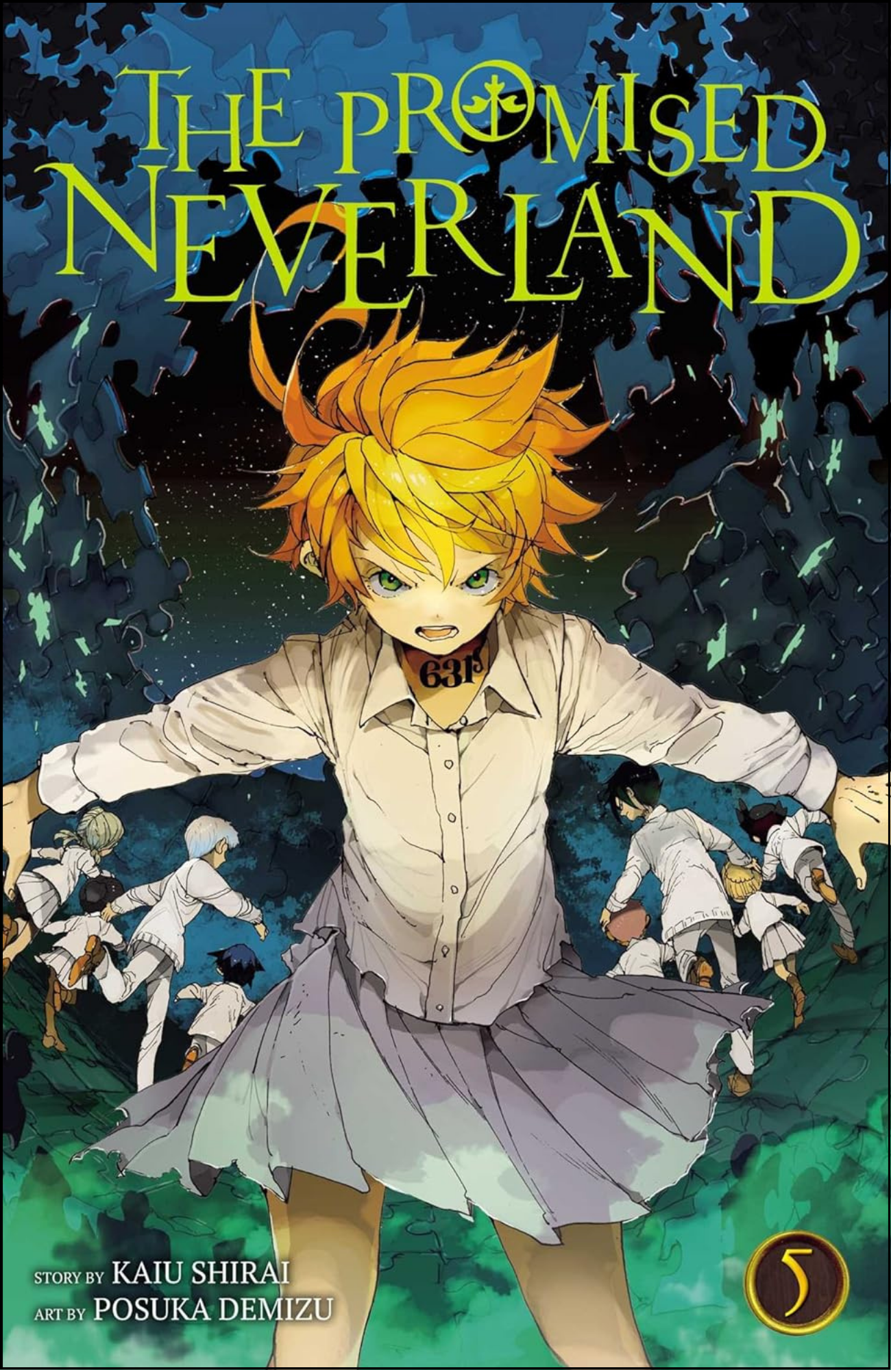 The Promised Neverland, Vol. 5 by Kaiu Shirai (Author)  | Full Page Print Editon