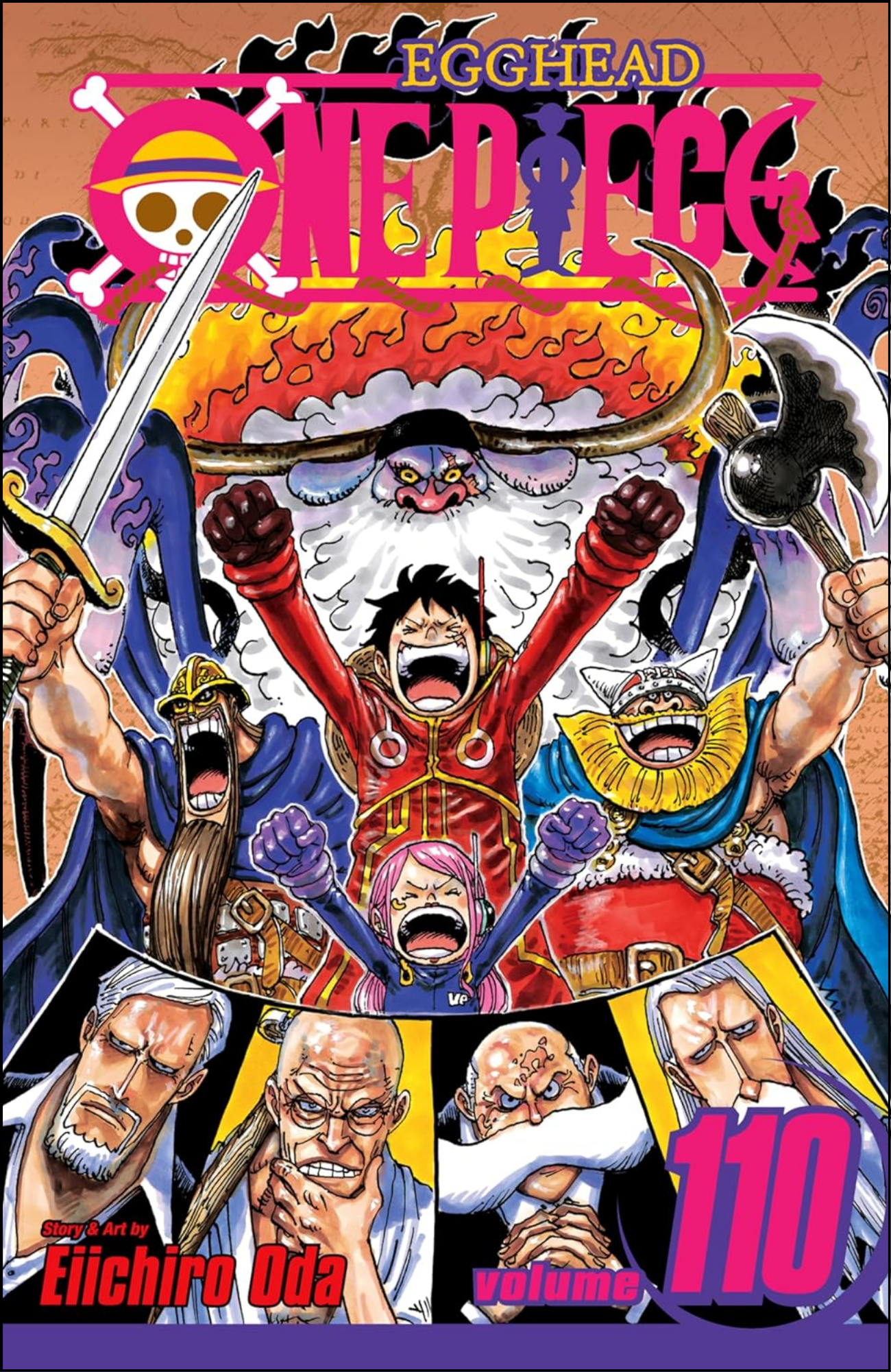 One Piece, Vol. 110 by Eiichiro Oda (Author, Illustrator) | Full Page Print Editon