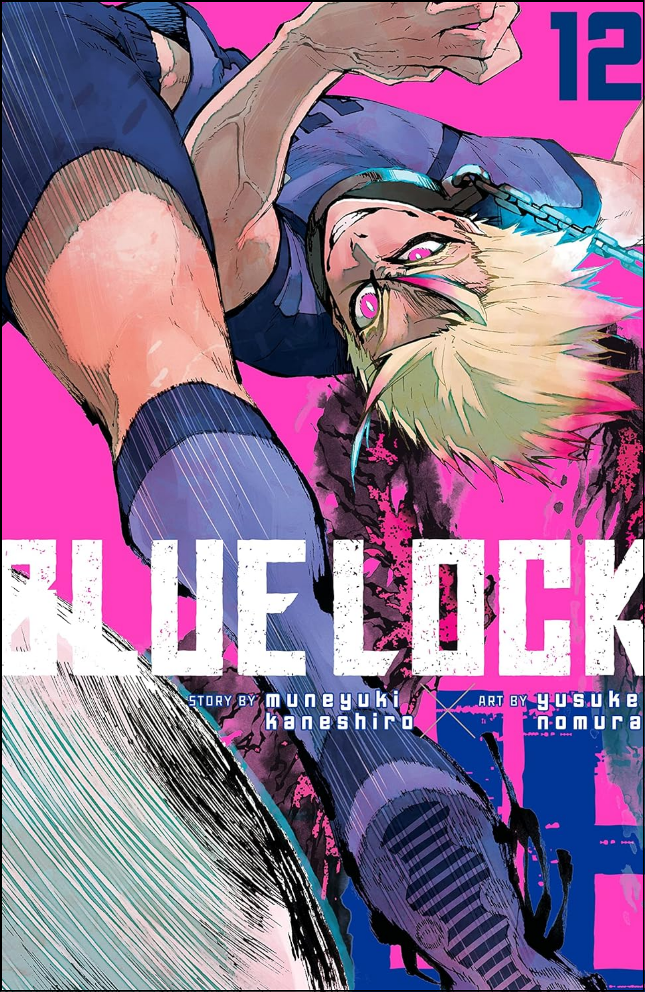 Blue Lock Vol. 12 by Yusuke Nomura (Author, Artist) | Full Page Print Editon